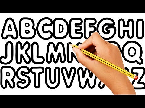 Learn Alphabet coloring book and drawing for Kids, Toddlers | VOVING COLORING 2