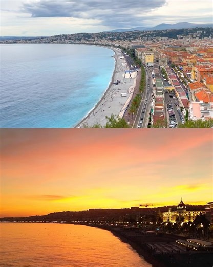 Kristin & Joe Sanford | Travel Creators | NY on Instagram: "Save this guide 🇫🇷 Take are our recommendations for the best things to see, do & eat (and our dreamy snapshots) in Nice, France as inspo for your trip to the capital of the Côte d’Azur 😍📸 🍋 Top 5 things to do: Watch the sunset from Castle Hill (free & unreal views) 🌅 Stroll the Promenade des Anglais like a local 🚲 Wander Old Town & Cours Saleya Market — socca + colors everywhere &#