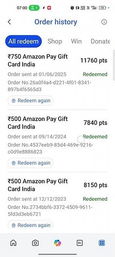 Microsoft bing all redeem history in 2025-26 ✅ #shorts #virel #microsoft #bing only rewards 😃