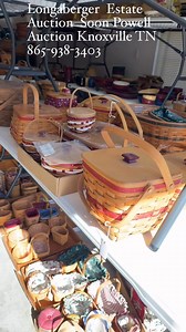 11K views · 29 reactions | Longaberger Baskets& China online auction #powellauction.com | Powell Auction & Realty LLC | Facebook