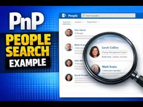 PnP People Search Example