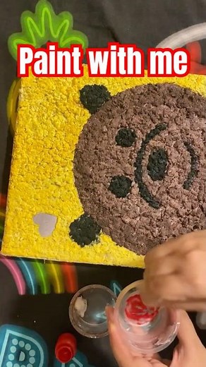 Tissue Paper Art on Canvas | quick & easy | Painting | For beginners | gift ideas | #tissuepaperart