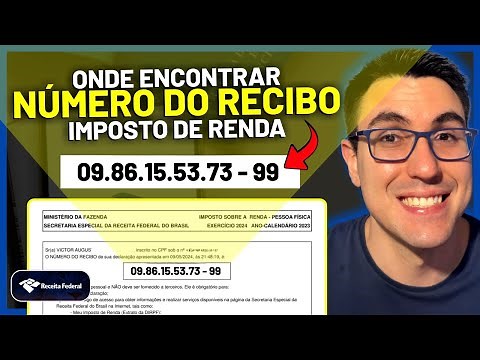 ONDE ENCONTRAR O NÚMERO DO RECIBO DA DECLARAÇÃO DO IMPOSTO DE RENDA? IRPF E-CAC CPF