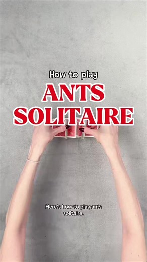 Here’s how to play Ants Solitaire #solitaired #solitaire #cardgames | card game