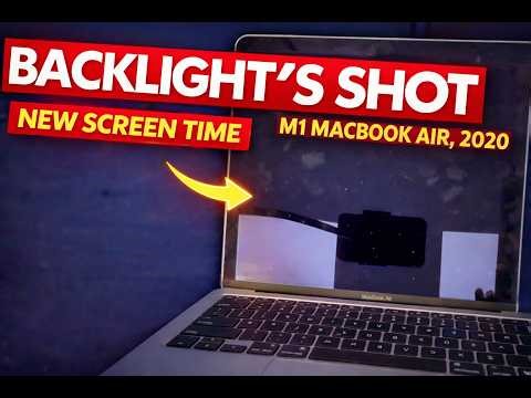 M1 MacBook Air Backlight Gone — Screen Replacement