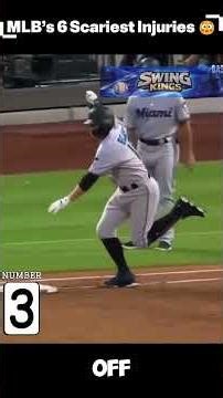 MLB's 6 Scariest Injuries 😳 #baseball #mlb #shorts