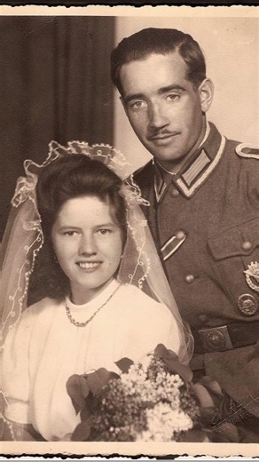 The killed German's wedding photos. The day paratrooper Lt Howard Hensleigh killed a German soldier