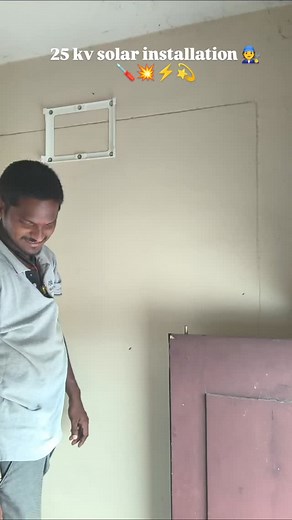 25 kv solar installation 🧑‍🔧🪛💥⚡💫❤️‍🔥#solarpanels #solarpowered #solar #solarlights #solarcollective #solarinstallation #solarenergy #solarpower #solar #solarsystem #energiasolar | Sarvepalli Ashok Kumar Naidu