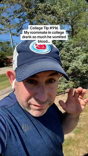 College Tip 916: My roommate in college drank so much he vomited blood… #college #drinking #safety #friends #helpmeharlan #party #roommate #friends | Harlan Cohen