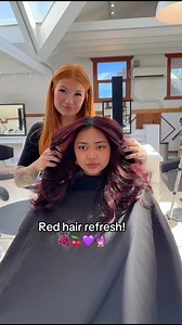 Red hair refresh 🍒🔮💜💫