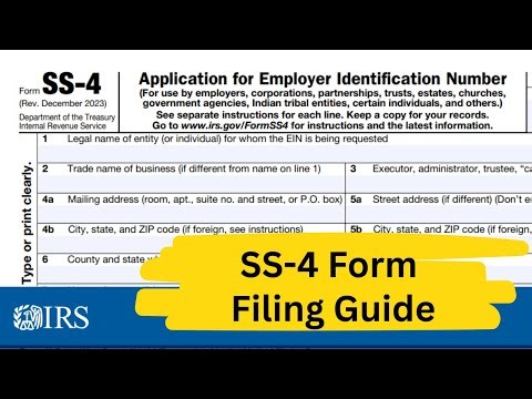 How to File SS-4 Form for EIN | Episode-09 | Step-by-Step Guide (2025) #learnwithshubham #ein #ss4