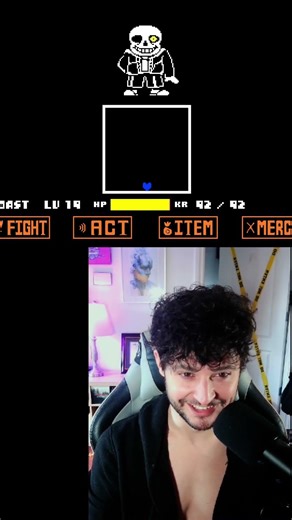 Sans First Time Reaction