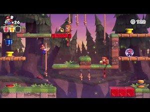 Mario vs Donkey Kong Level 7-2 Gameplay Walkthrough All Gift Presents Perfect Star