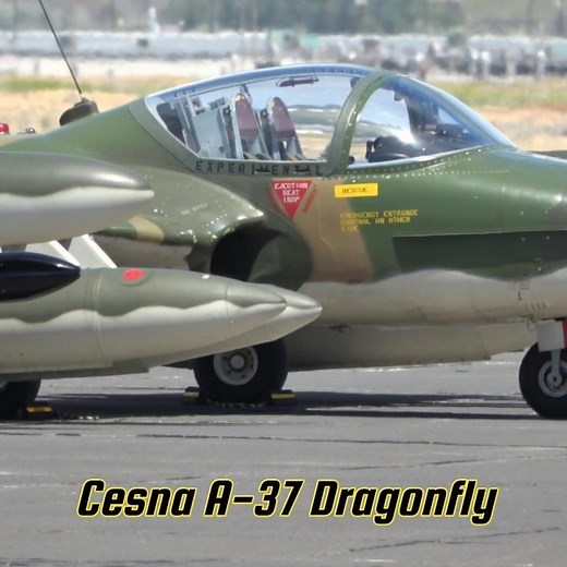 Take a Look at the Vietnam War Era Cessna A-37 Dragonfly COIN Aircraft #aviation #military