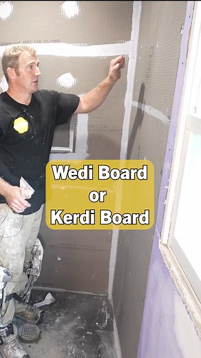 38K views · 195 reactions | Wedi or Kerdi Board #shorts | Bathroom Remodeling Teacher | Facebook