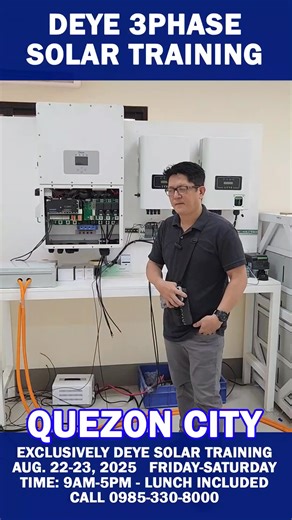 19K views · 241 reactions |  2 Day - 3Phase Deye Training ✅ QUEZON...