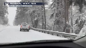1.1K views · 43 reactions | ❄️❄️ More snow showers continue to fall in the Seattle area. Here's the view from late Monday in Federal Way, WA. Video credit: @The_Weatherman2 | Twitter | WeatherNation | Facebook
