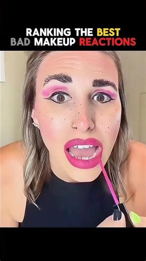 Ranking The WORST Makeup Fails (People Lost It) #shorts #funny