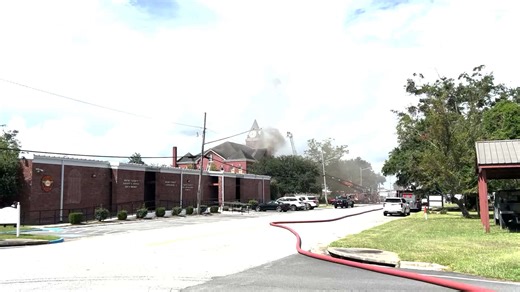 Fire at Wayne County Courthouse in Jesup