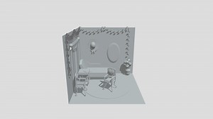 Rococo Lounge - Download Free 3D model by gabijones