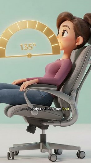 Why Sitting Up Straight Is Actually Bad for Your Back 🪑