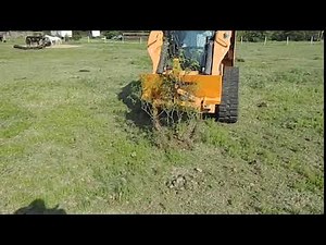 Small Mesquite tree removal with Arena Werks Grubber