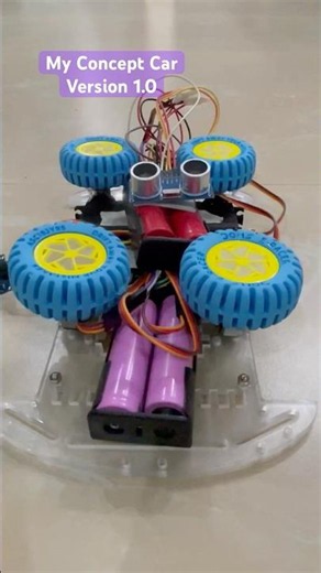 I made a Concept Car Using Arduino & Servo #arduino #electronic #diyelectronics