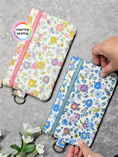 Easy Double Zipper Pouch Tutorial for Beginners
