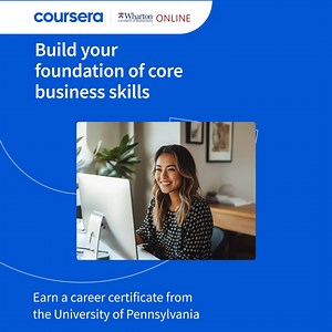 4.4K reactions · 20 shares | Earn a career certificate from a world-renowned business school. Gain the skills in marketing, finance, accounting, and operations to unlock exciting new career possibilities. | Coursera | Facebook