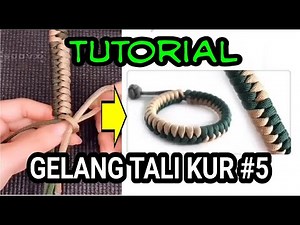 Tutorial Gelang Tali Kur #5