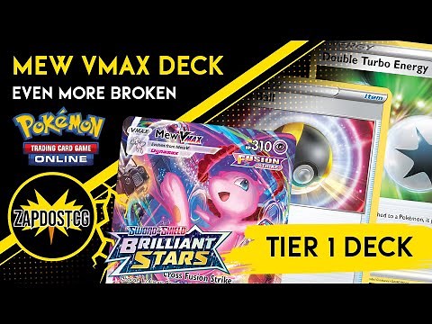 Mew VMAX Deck Is The STRONGEST BEST Deck With Brilliant Stars (Pokemon TCG)