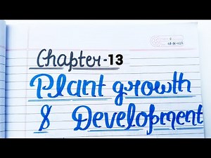 Plant Growth and Development 🌱 Class 11 Biology Handwritten Notes ‪@PratimaEduWorld‬