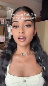 𝗖𝗮𝗹𝗹𝗶𝗻𝗴 𝗔𝗹𝗹 𝗕𝗿𝗶𝗱𝗲𝘀... Get 6 FREE bridesmaid swatches to see colors & feel fabrics IRL. (PS, we just launched NEW colors and it's a whole VIBE 💫) | Birdy Grey