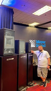 5K views · 43 reactions | You need to hear these! Meyer Sound demoed these self-powered speakers recently. We couldn’t believe the clarity and volume achieved. Big sound, small package. #meyersound #infocomm #smarthomebrothers #speaker #speakers #arenasound #audio | Smart Home Brothers | Facebook