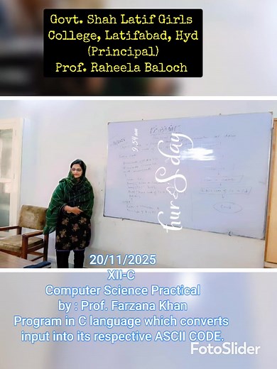 XII-COMPUTER SCIENCE PRACTICAL.... | Govt Shah Latif Girls College, Ltfd | Facebook