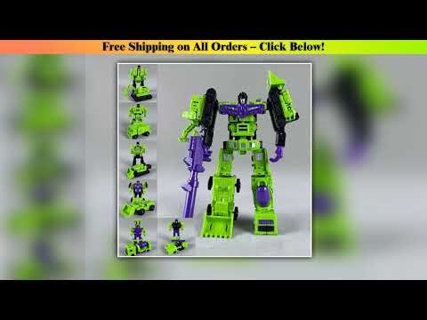 6 in 1 MINI Devastator Transformation Model MINI Devastator 22CM Action Figure Robot Plastic Toys B