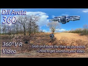DJI Avata 360 8K Video Upload: Full 360 degree Video with Sound - Full VR Experience