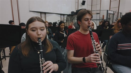 UofL marching band practices playing 'My Old Kentucky Home' for Derby 150