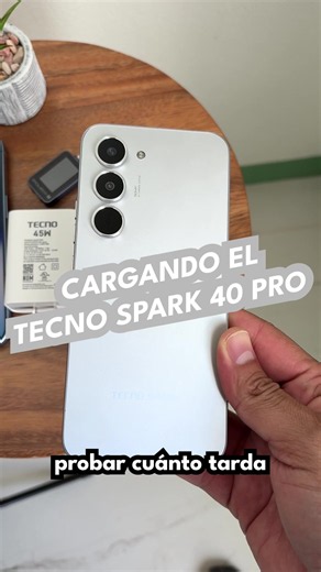 ¿Cuánto tarda en cargar el TECNO Spark 40 Pro? Prueba completa