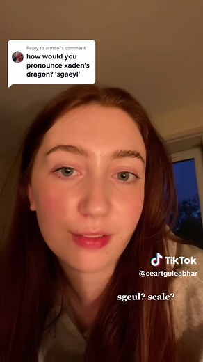 Replying to @armani dont quote me on this but i think its pronounced like scale! but honestly who knows! #fourthwing #rebeccayarros #scottishgaelic #sgaeyl