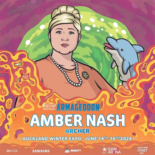 WINTERGEDDON GUEST ANNOUNCEMENT... AMBER NASH! What what! Get ready, because the amazing Amber Nash (aka Pam Poovey from Archer) will be joining us for the Winter Auckland Armageddon Expo ✨ Amber has also appeared in Frisky Dingo and Mr Robot! Wintergeddon tickets go on sale May 1st! See our website for details: armageddonexpo.com | Armageddon Expo