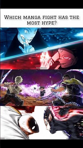 The most hyped manga battles of all time! Which one had you on the edge of your seat? 🤯⚔️