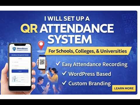 set up a qr attendance system for colleges and universities