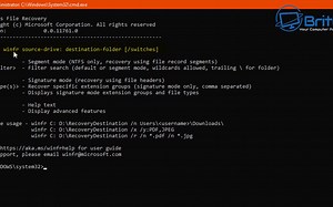 WInFR微软文件删除恢复工具