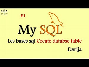 #web_coding #sql 1/ Les bases de SQL create database table darija