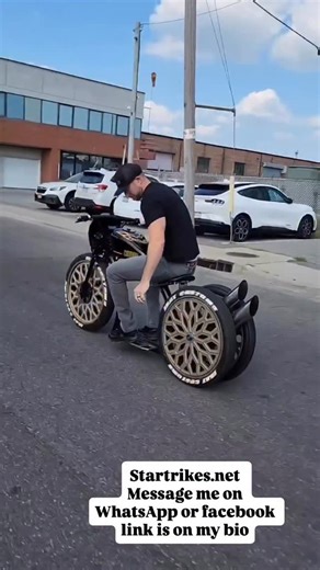 Mini Trikes on Instagram: "Star trikes presents to you our first ever electric build We are the first on the internet with the best builds you will ever see we have a good customer service and management and every trike you buy comes fully build well tested just need gas and ready to run. Details they run with a sided rear wheel drive motor 72v 3000w 15Ah lithium battery it can go 70-100km in unadulterated electric mode 420lbs weight limit and only come with a 4 days lead time after your purchas