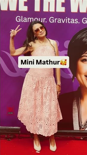 Mini Mathur At The Red Carpet Of We The Women With Barkha Dutt#minimathur #bollywoodhelpline