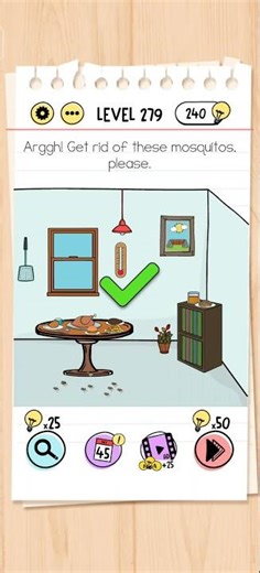 Brain Test Level 279 Solution & Walkthrough | Tricky Puzzles (Android & iOS Shorts)