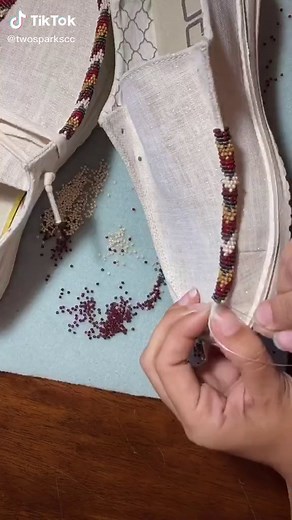 Custom Beaded Hey Dudes Tutorial by Cheyenne Sparks