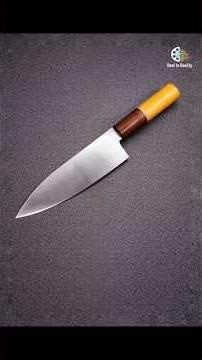 Crafting a SHARP KITCHEN KNIFE from a CHAINSAW BLADE